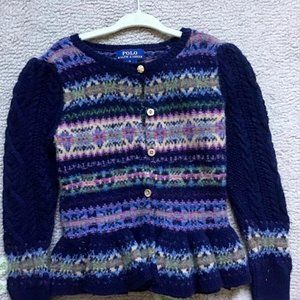 POLO Girls Sweater size 5